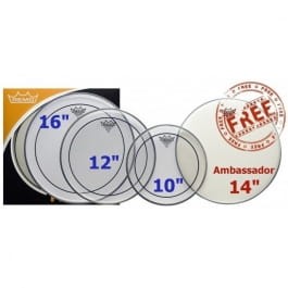 REMO ProPack Pinstripe Clear 10,12,16 + Ambas. 14
