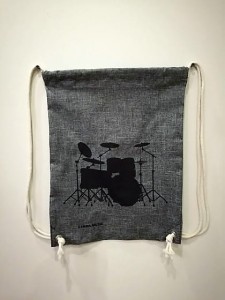 ZEBRAMUSIC wodoodporny plecak z motywem perkusji