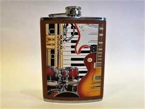 ZEBRAMUSIC Piersiówka z motywem perkusyjnym