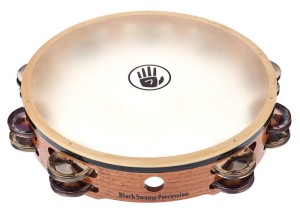 BLACK SWAMP TC2 Chromium 25/German Silver tamburyn 10"