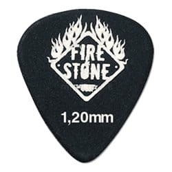 Kostka gitarowa do gry Fire&Stone 1,20mm Czarna