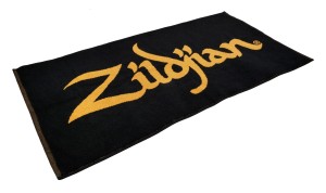 ZILDJIAN HANDTUCH ręcznik czarny ze złotym logo
