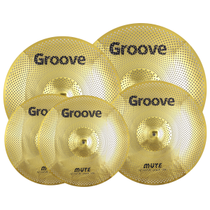 GRV Mute Polished Gold zestaw cichych talerzy