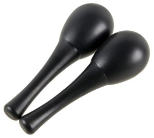 CLUB SALSA mini marakasy czarne (2szt)