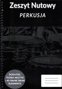 Zeszyt nutowy dla perkusistów