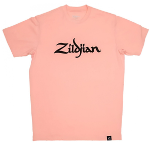 ZILDJIAN Classic Logo T-shirt (S) różowy