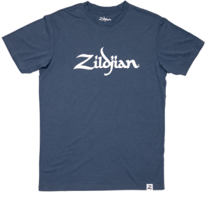 ZILDJIAN Classic Logo T-shirt (L) niebieski