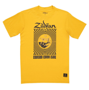 ZILDJIAN 400th Anniversary T-shirt (L) zółty