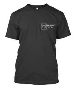 SILESIA DRUM Koszulka czarna z logo (S)