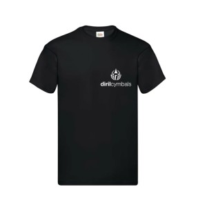 DIRIL Koszulka czarna z logo (XXL)