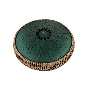 MEINL MOSTD4DG Octave Steel Tongue Drum Dark Green F#Minor 432Hz