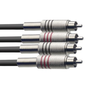 STAGG STC2C kabel audio 2m (RCA/RCA)