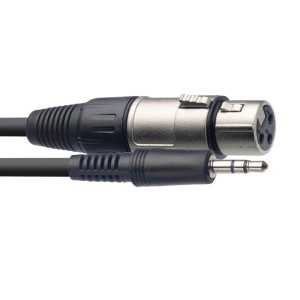 STAGG SAC3MPSXF kabel stereo mini jack/XLR 3m