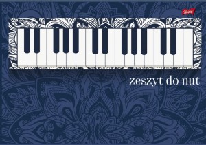 Zeszyt do nut, format A5, 16 kartek
