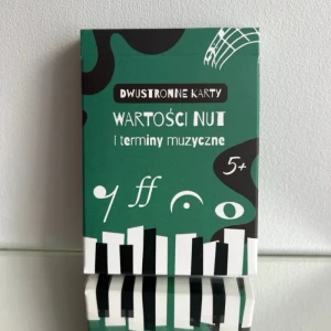 SILESIA DRUM Wartości nut i terminy muzyczne – dwustronne karty (fiszki)