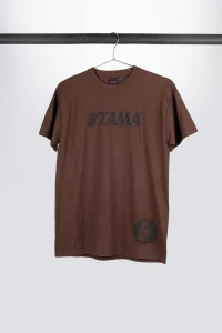 TAMA "Logo" Brązowy T-Shirt (M)