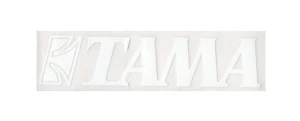 TAMA TLS70WH Biała naklejka TAMA 35mm x 150mm
