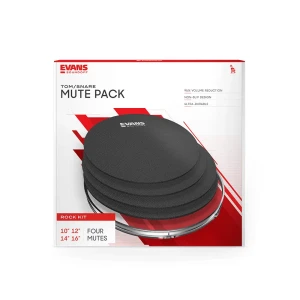 EVANS SoundOff Drum Mute Pack Rock (10,12,14,16)