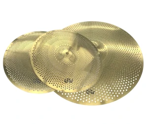 GRV Mute Gold Silent Cymbals Set 13", 18"