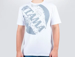 TAMA TT11CIRWH-L Circle Tee T-Shirt (L)