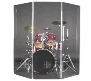 ACOUSTIC SOLUTION S5 Drum Shield 168cm + case