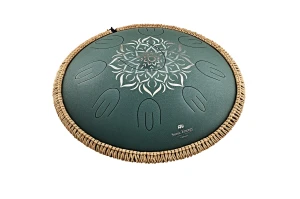 MEINL OSTD3DGE Octave Steel Tongue Drum Dark Green