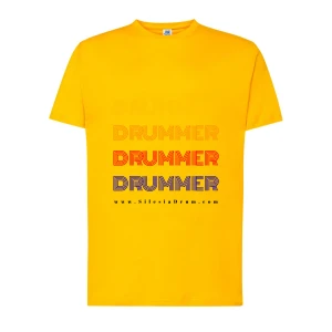 SILESIA DRUM T-shirt DRUMMER Żółty (M)