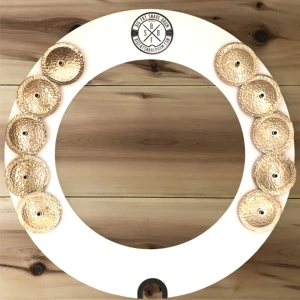 BIG FAT SNARE DRUM Halo Ring w/White Copper Jingle