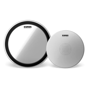 EVANS Emad Heavyweight Clear 22" + Coated 14"