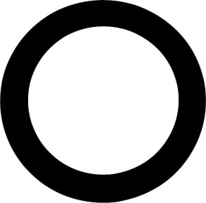 AQUARIAN PHBK 5" czarny szablon do wycięcia otworu
