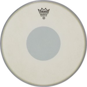 REMO Emperor X Coated Black Dot 13"