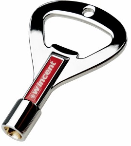 WINCENT RockKey Chrome klucz perkusyjny/otwieracz